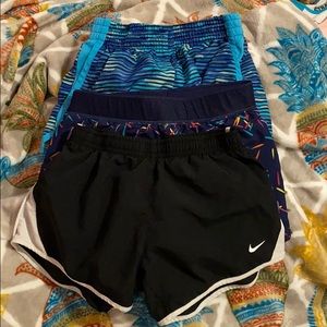 Nike, Reebok, champion shorts
